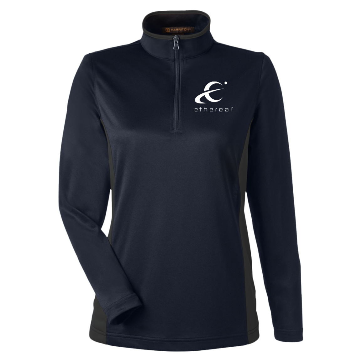 Ethereal-M786W Harriton Womens Quarter Zip