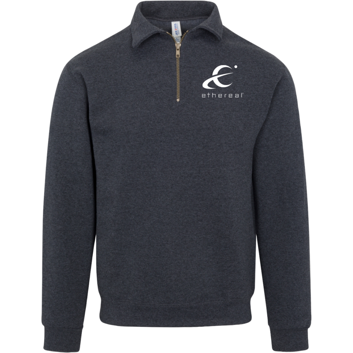 Ethereal-4528 Jerzees Mens Fleece Quarter Zip Pullover