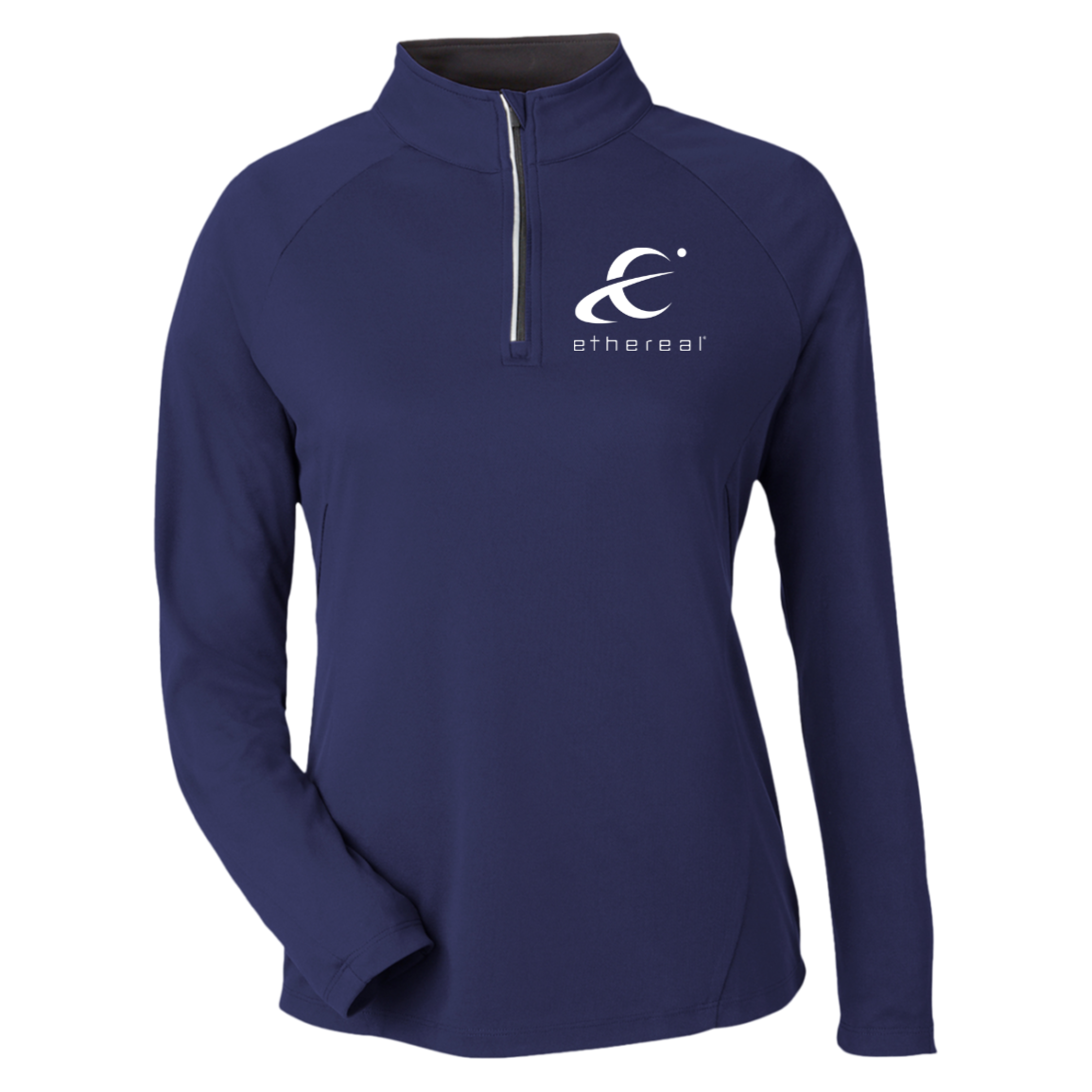 Ethereal-CE418W Core 365 Womens Origin Pique Quarter Zip