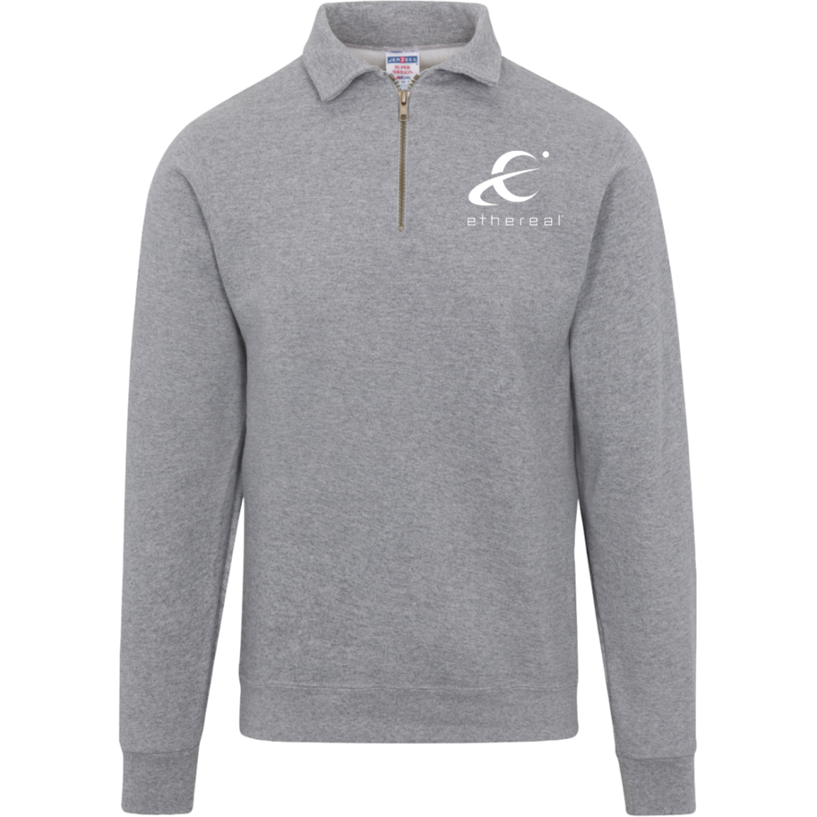 Ethereal-4528 Jerzees Mens Fleece Quarter Zip Pullover