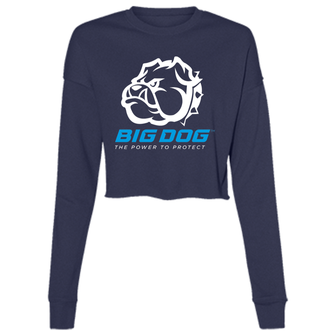 Big Dog-B7503 Ladies' Cropped Fleece Crew