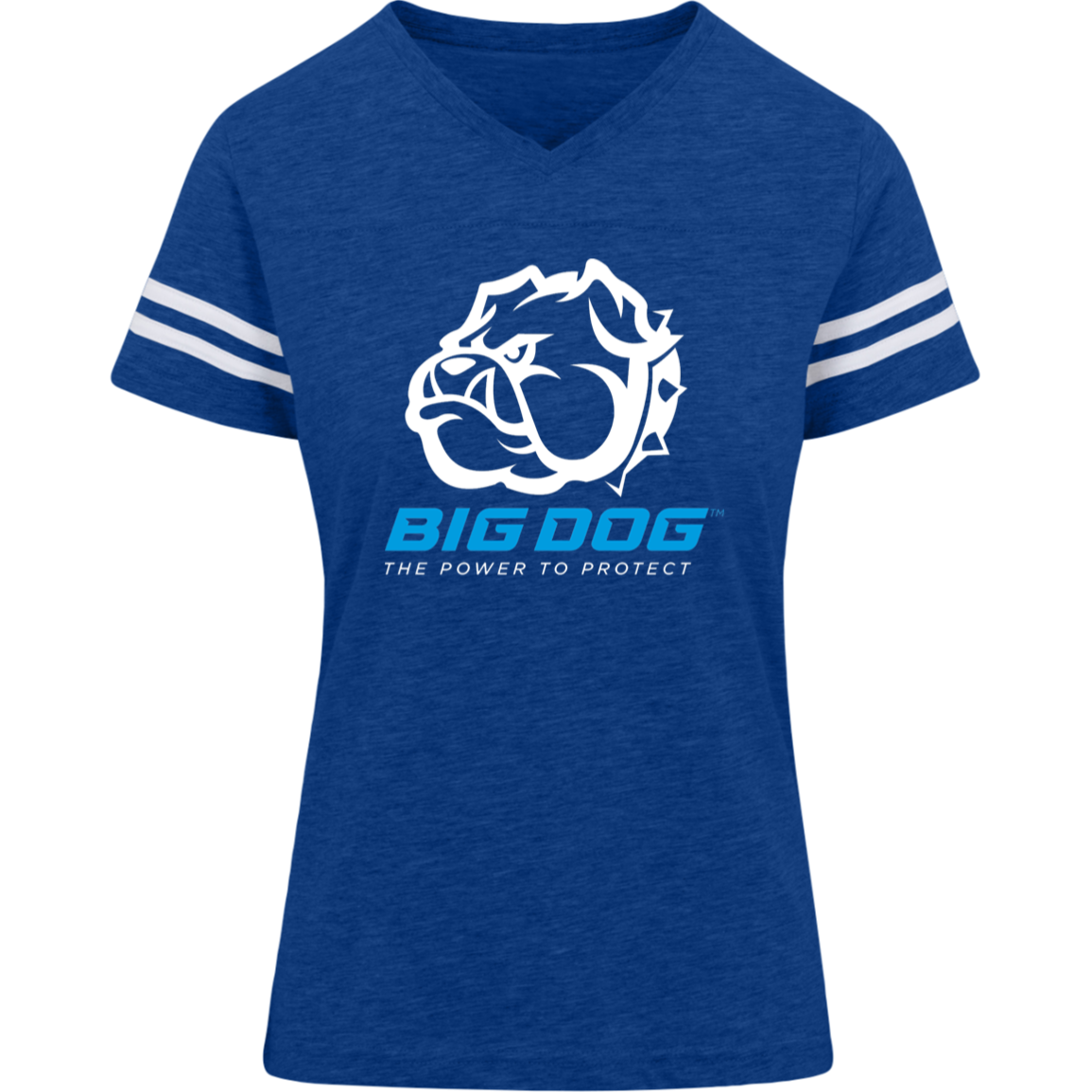 Big Dog-3537 LAT Womens Football Tee