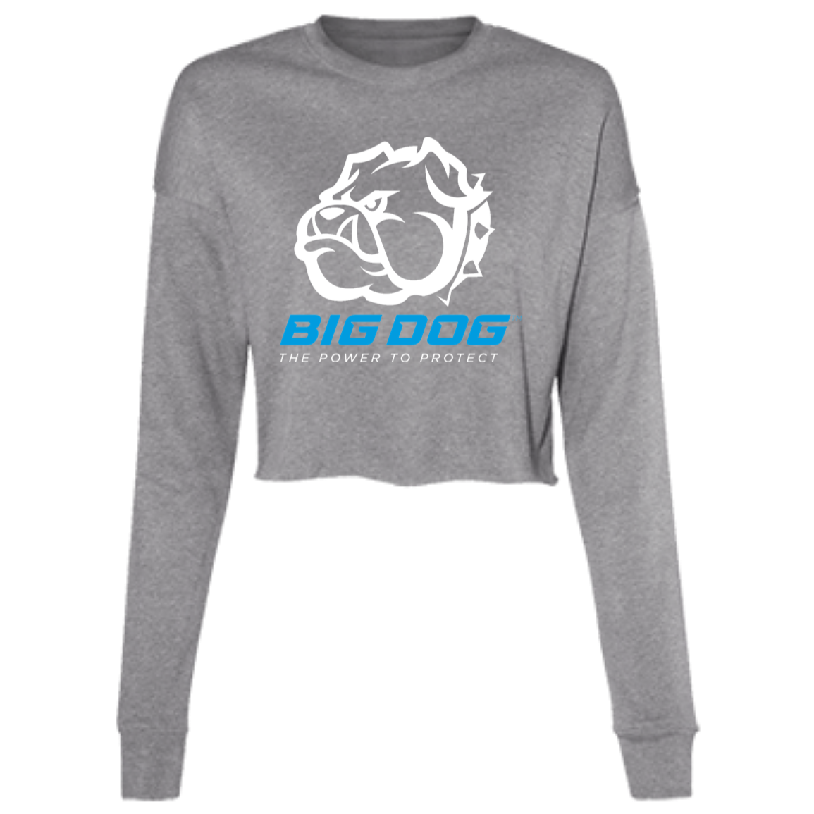 Big Dog-B7503 Ladies' Cropped Fleece Crew