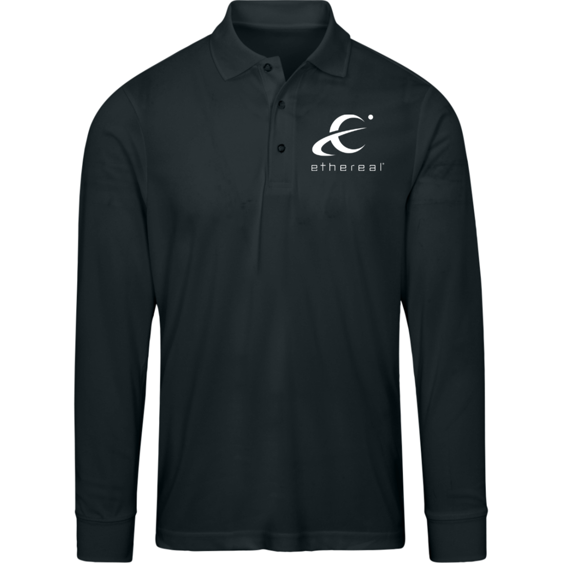 Ethereal-88192 Core 365 Mens Pinnacle Long Sleeve Pique Polo