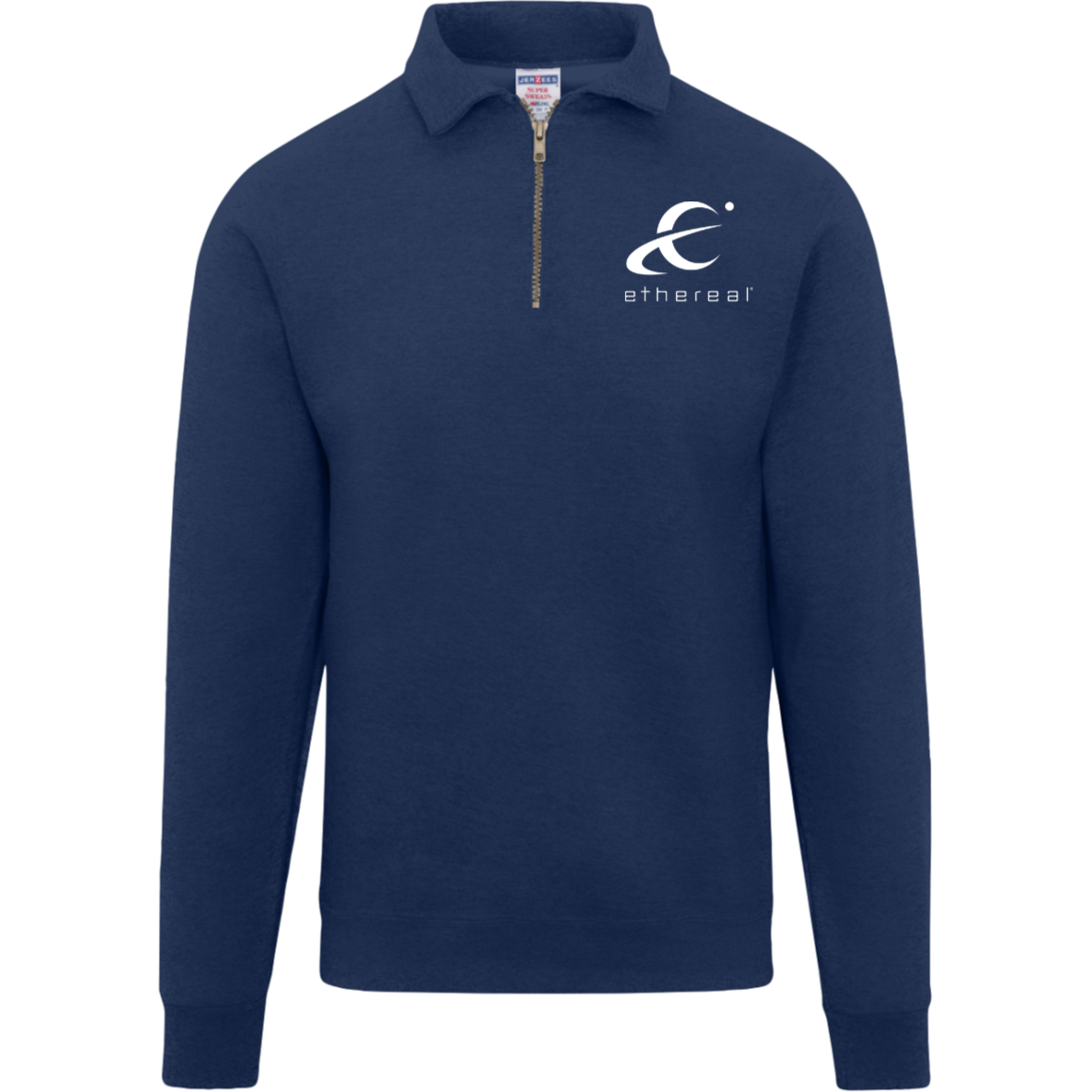 Ethereal-4528 Jerzees Mens Fleece Quarter Zip Pullover