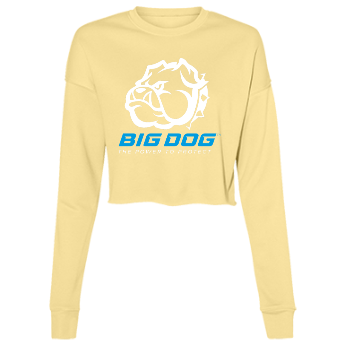 Big Dog-B7503 Ladies' Cropped Fleece Crew