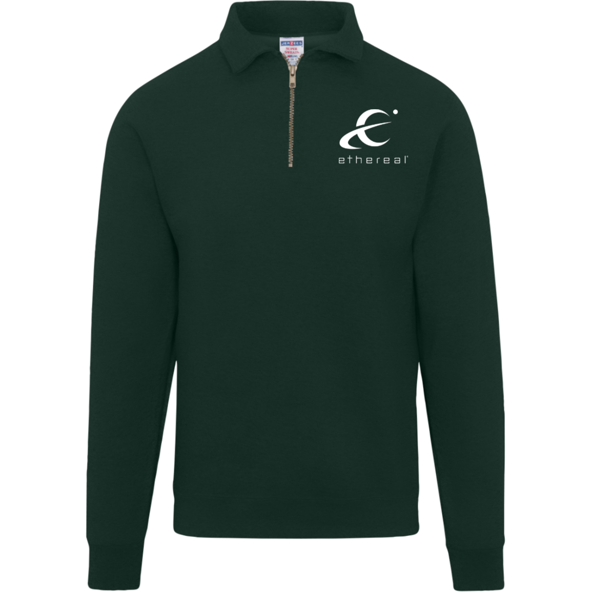 Ethereal-4528 Jerzees Mens Fleece Quarter Zip Pullover