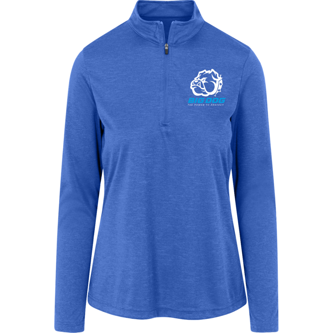 Big Dog-TT31HW Team 365 Womens Heather Quarter Zip