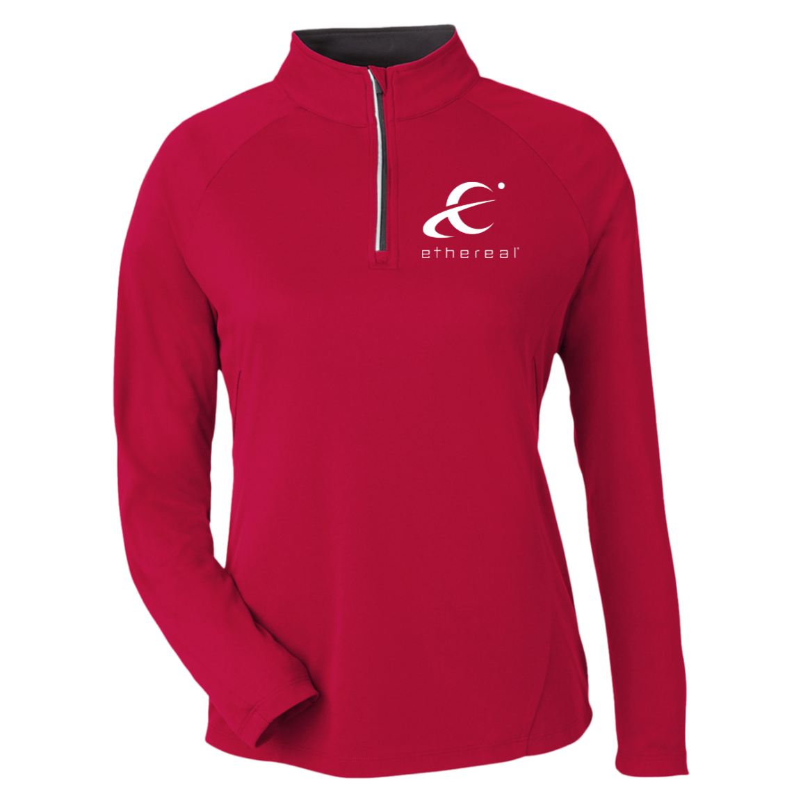 Ethereal-CE418W Core 365 Womens Origin Pique Quarter Zip