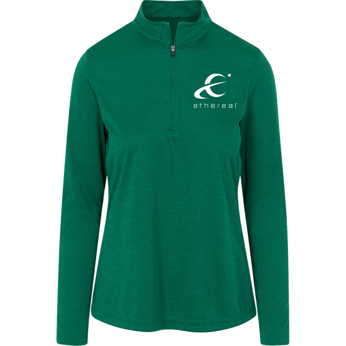 Ethereal-TT31HW Team 365 Womens Heather Quarter Zip