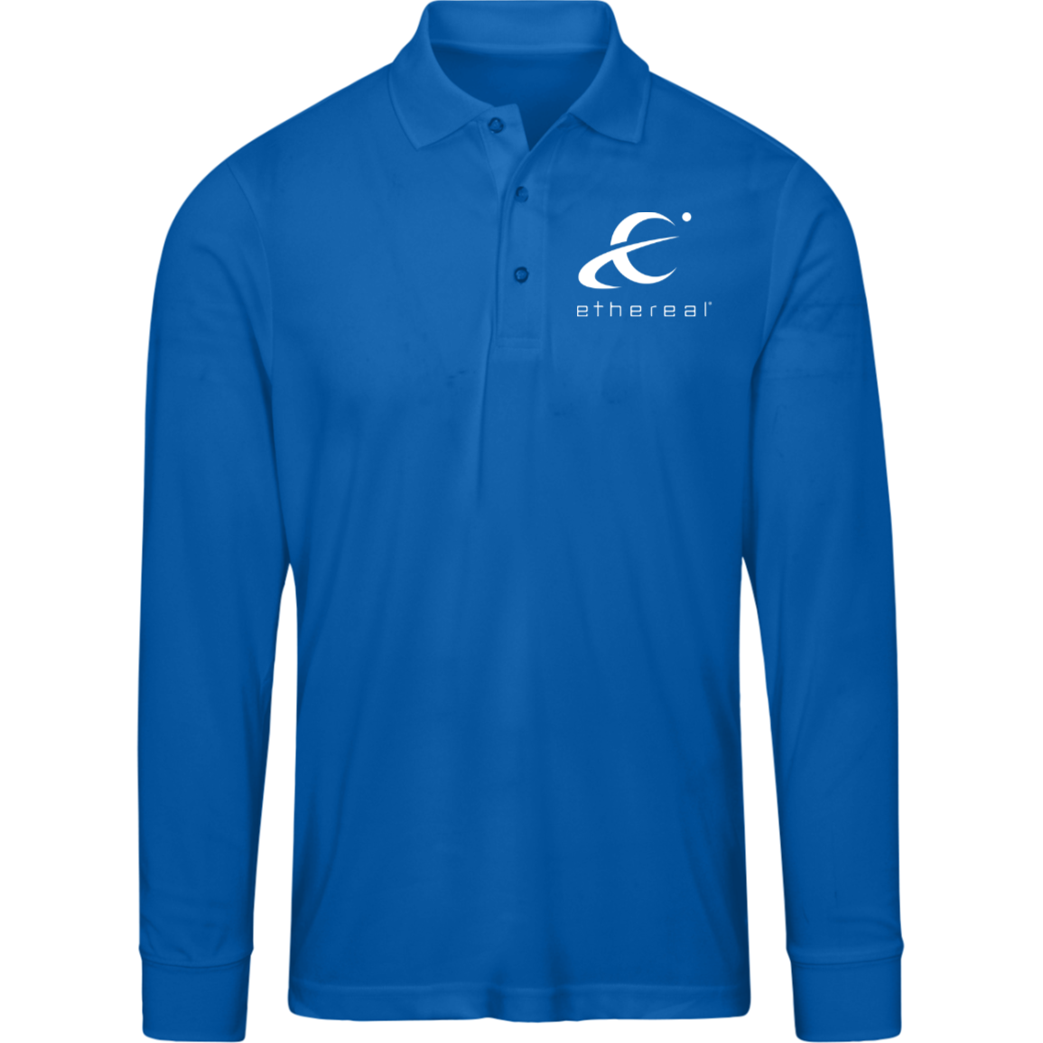 Ethereal-88192 Core 365 Mens Pinnacle Long Sleeve Pique Polo