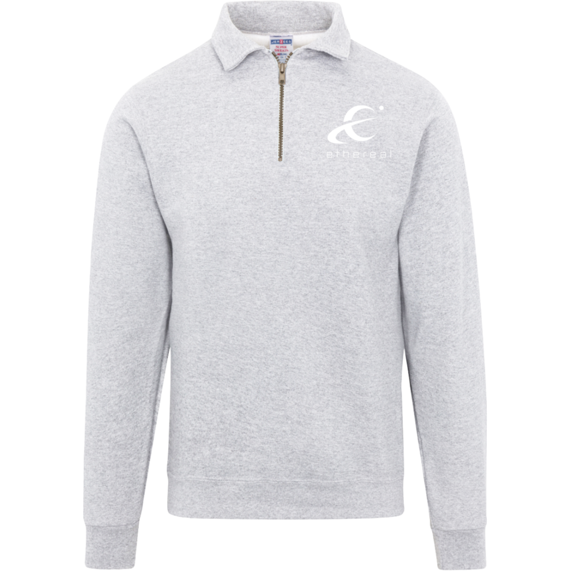 Ethereal-4528 Jerzees Mens Fleece Quarter Zip Pullover