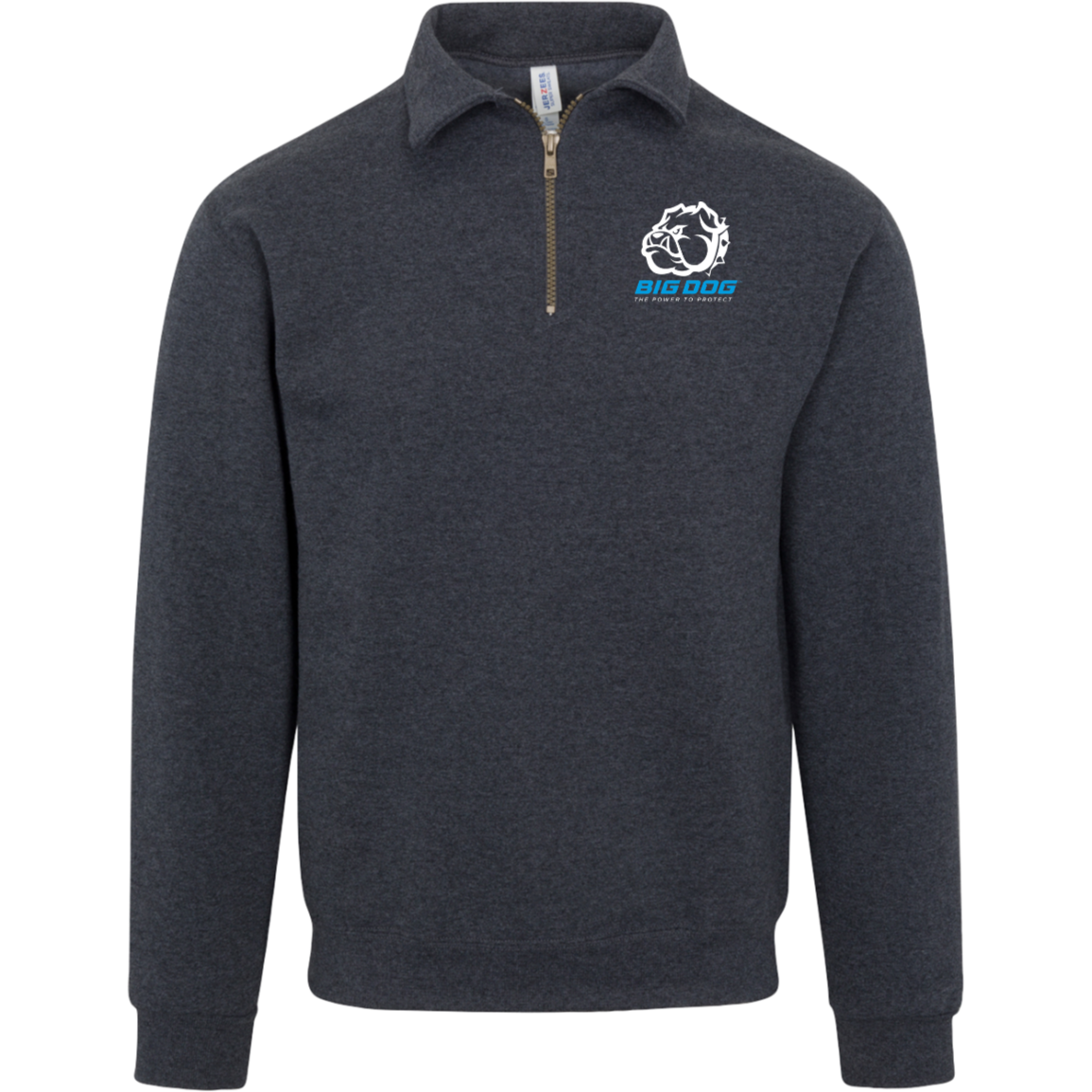Big Dog-4528 Jerzees Mens Fleece Quarter Zip Pullover