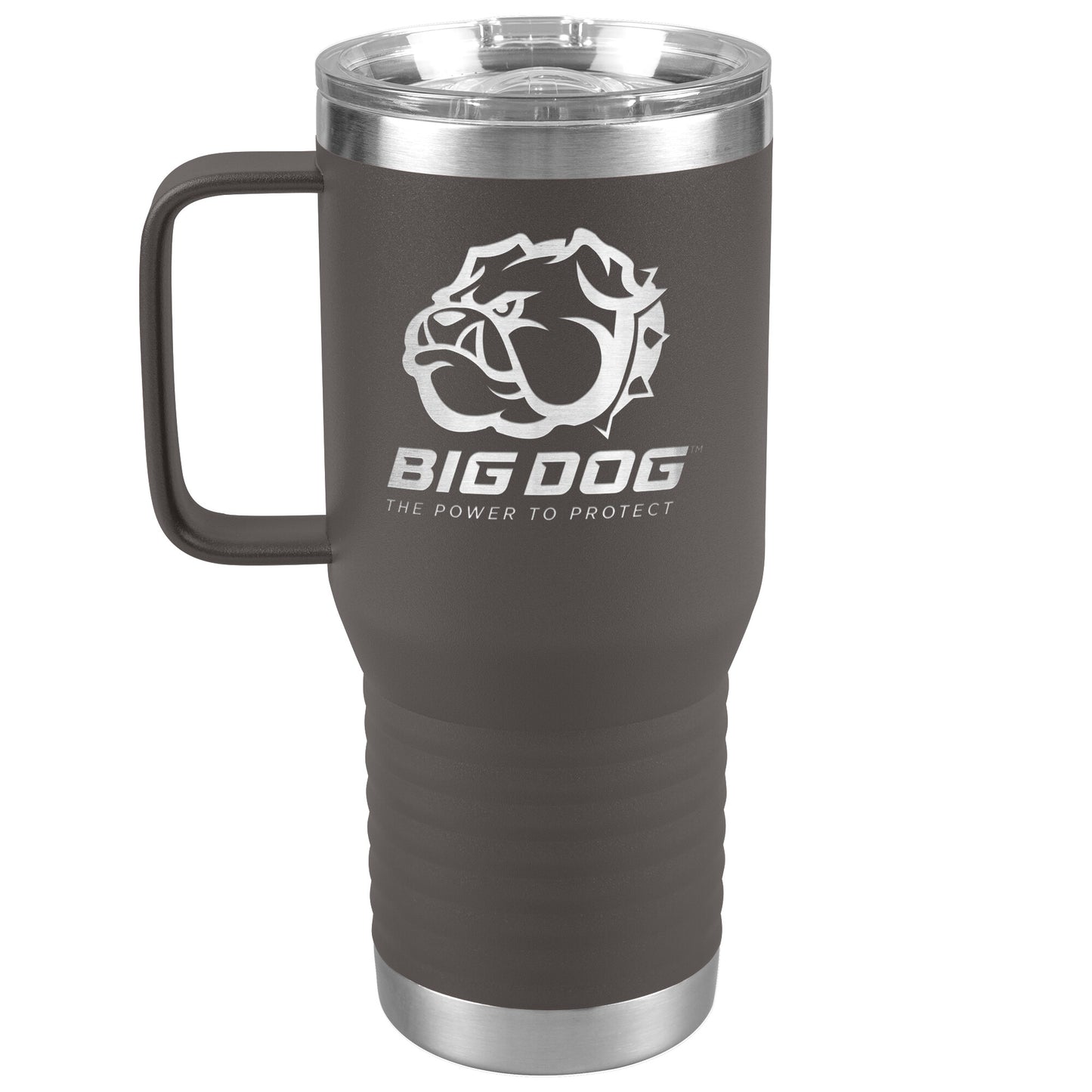 Big Dog Power-20oz Insulated Travel Tumbler