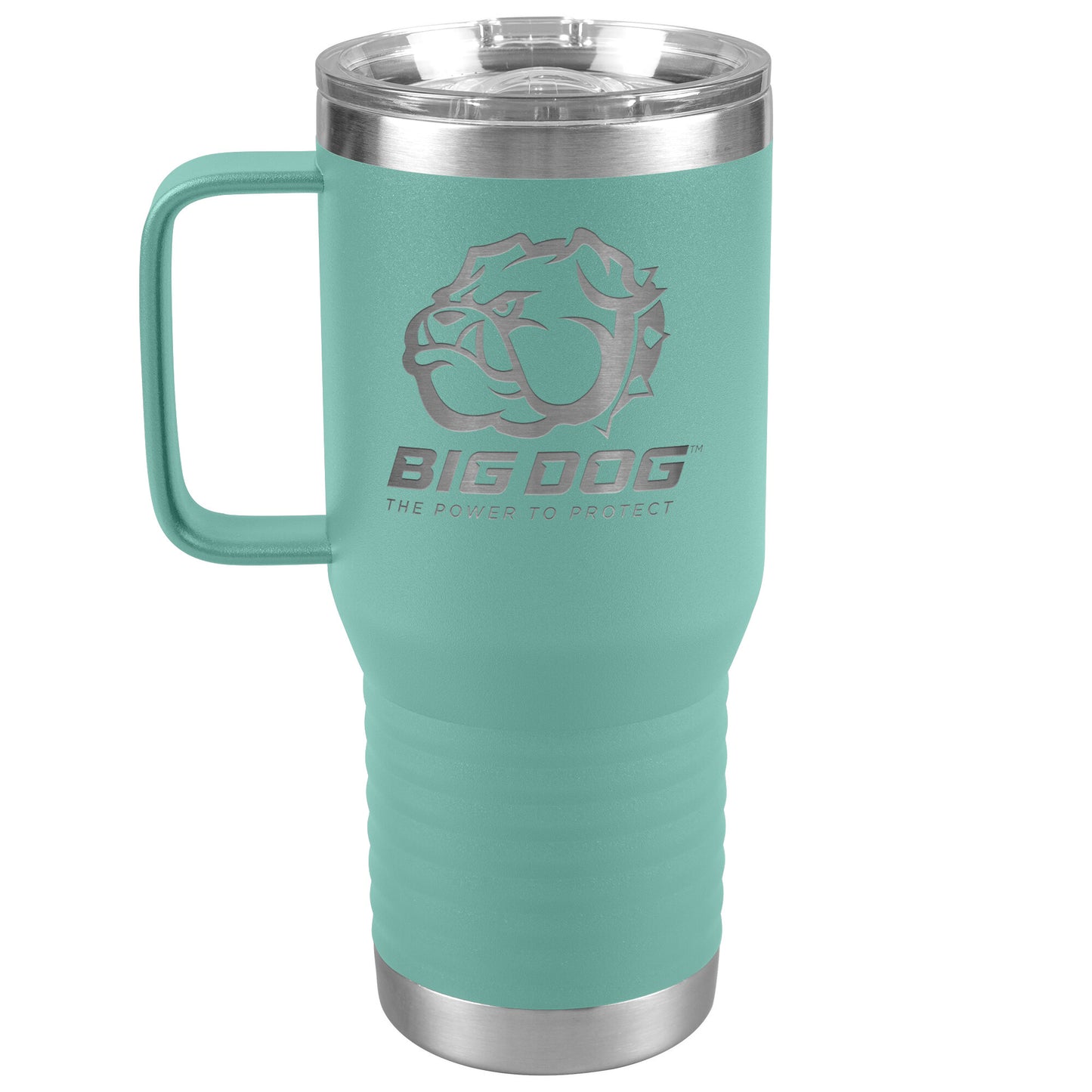 Big Dog Power-20oz Insulated Travel Tumbler