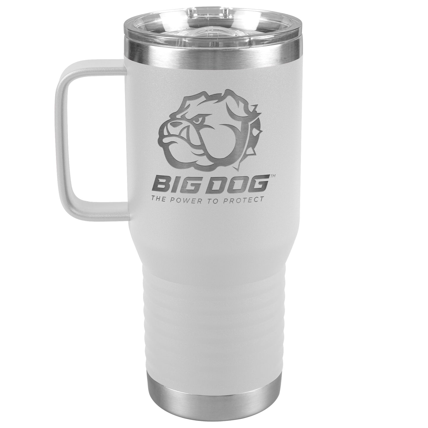 Big Dog Power-20oz Insulated Travel Tumbler