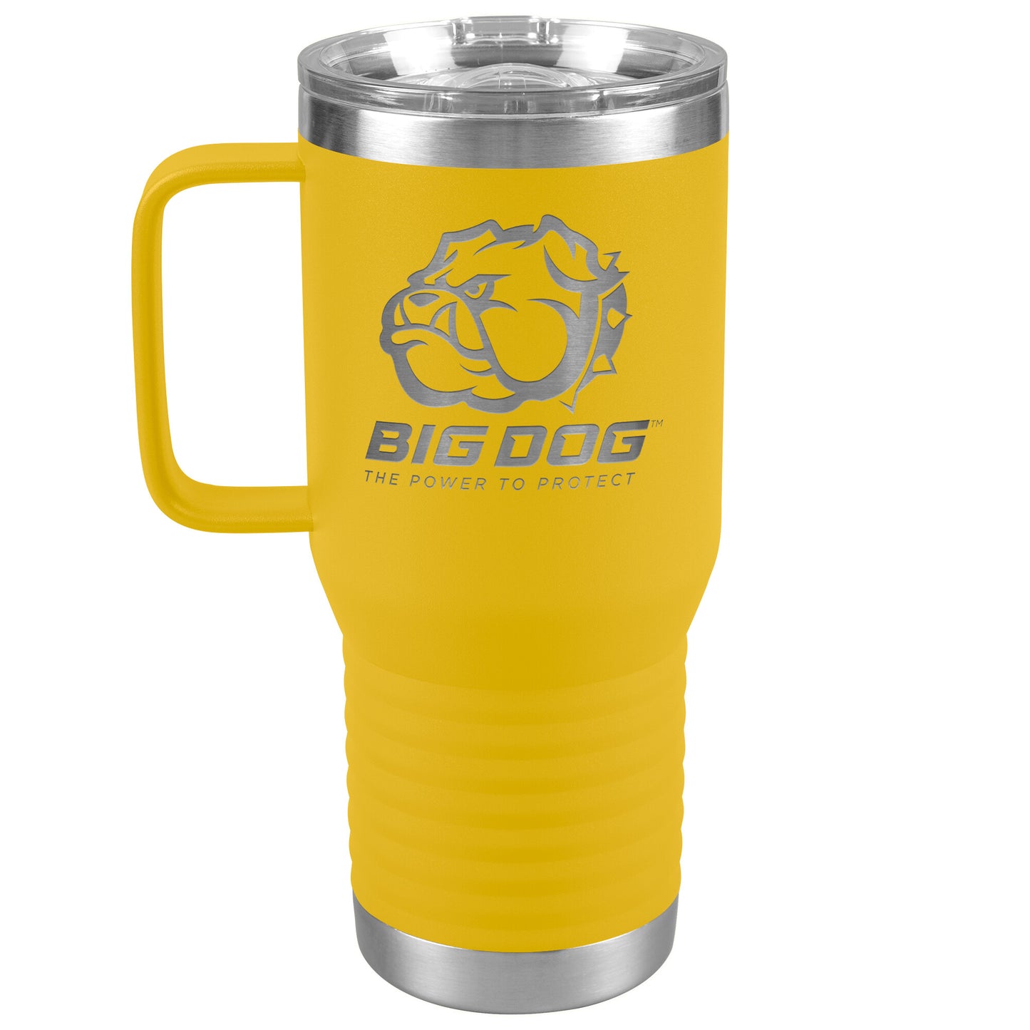 Big Dog Power-20oz Insulated Travel Tumbler