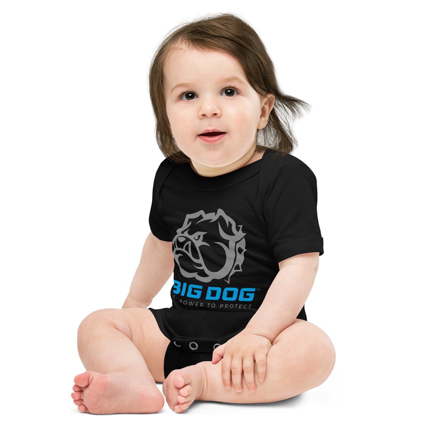 Big Dog Power-Baby short sleeve one piece