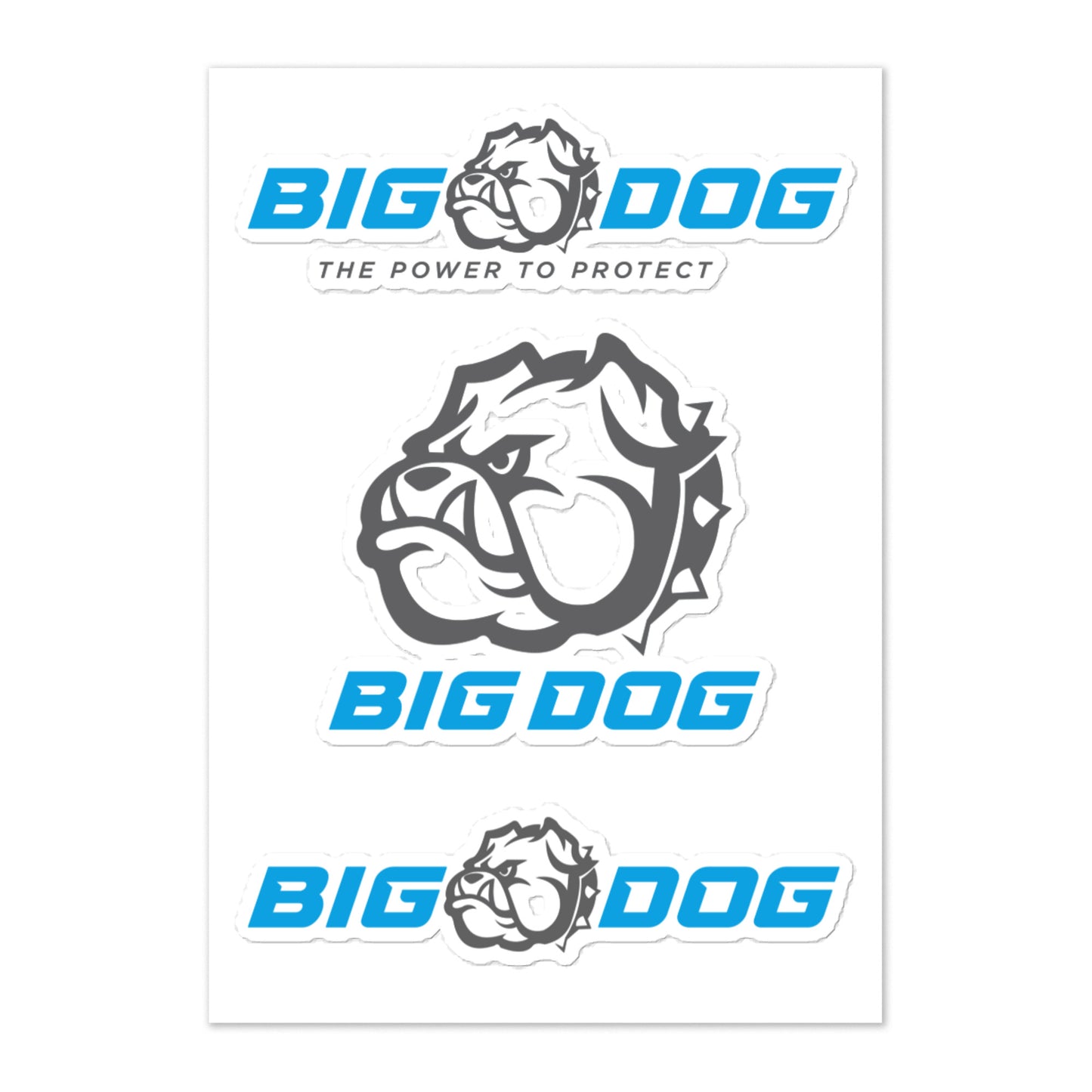 Big Dog Power-Sticker sheet