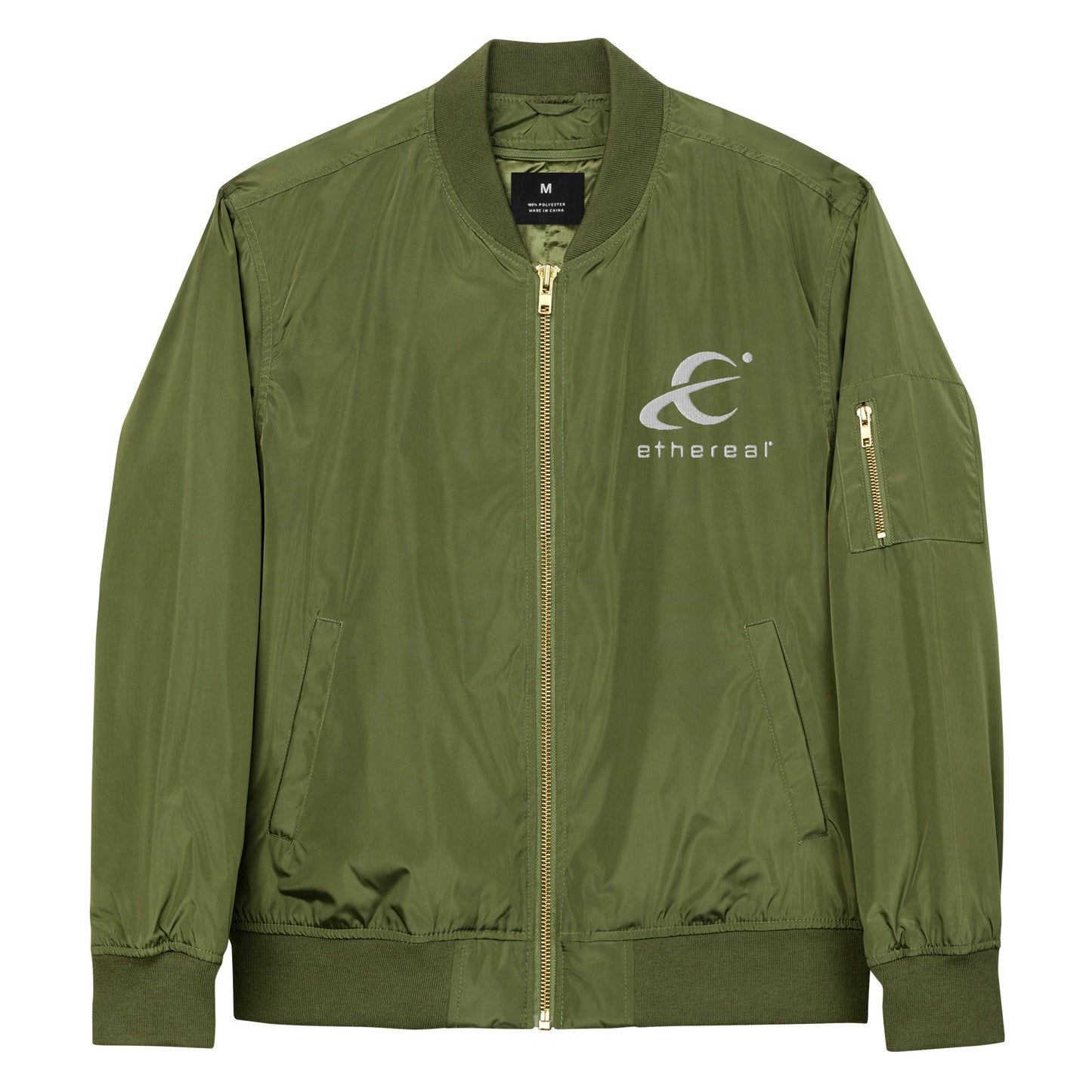Ethereal-Premium recycled bomber jacket