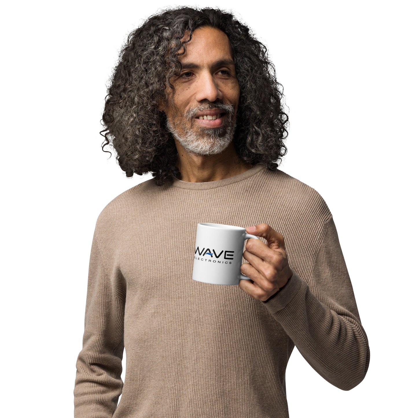 Big Dog+ WAVE-White glossy mug