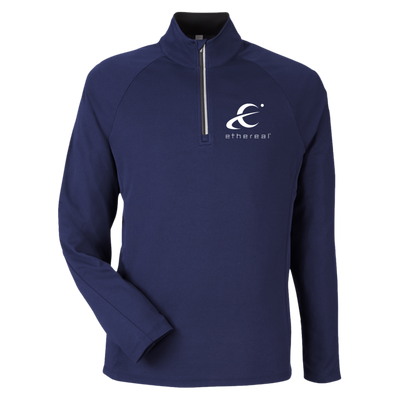 Ethereal-CE418 Core 365 Mens Origin Pique Quarter Zip