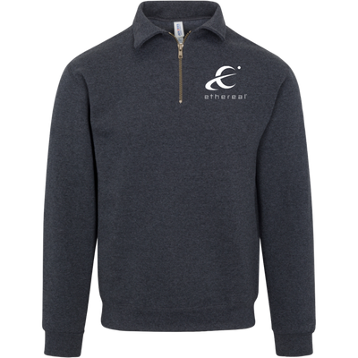 Ethereal-4528 Jerzees Mens Fleece Quarter Zip Pullover