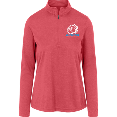 Big Dog-TT31HW Team 365 Womens Heather Quarter Zip