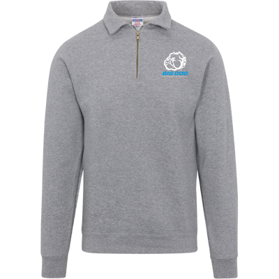 Big Dog-4528 Jerzees Mens Fleece Quarter Zip Pullover