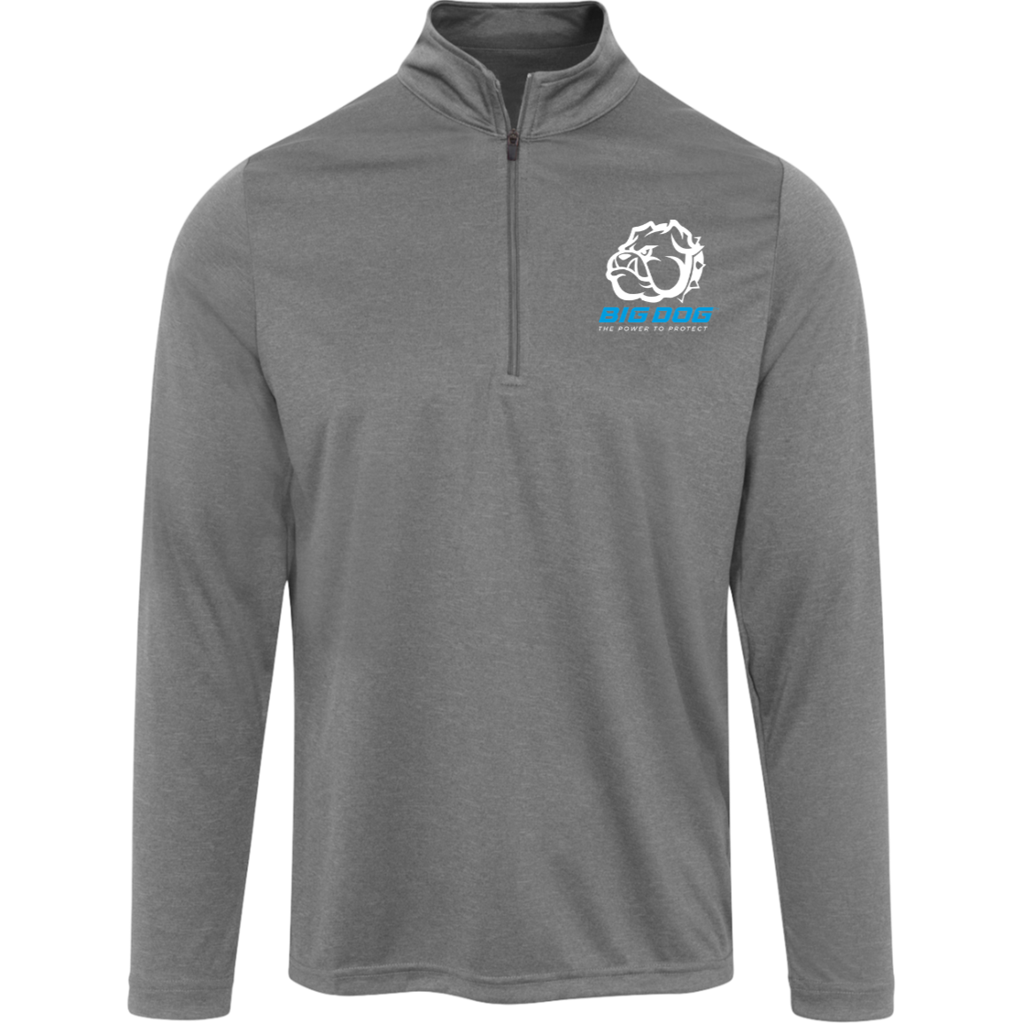 Big Dog-TT31H Team 365 Mens Heather Quarter Zip