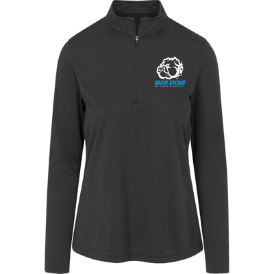 Big Dog-TT31HW Team 365 Womens Heather Quarter Zip