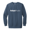 Adept Audio-1566 Garment-Dyed Adult Crewneck Sweatshirt