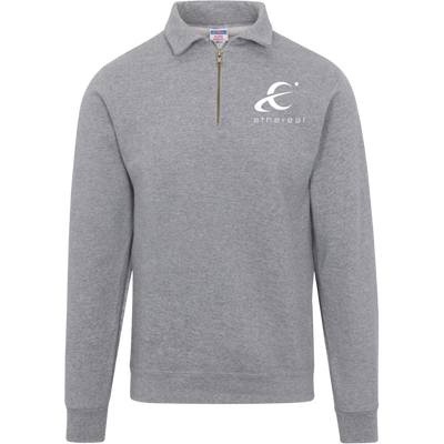 Ethereal-4528 Jerzees Mens Fleece Quarter Zip Pullover