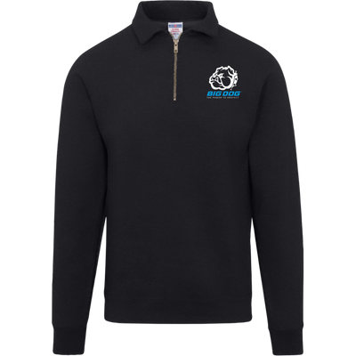 Big Dog-4528 Jerzees Mens Fleece Quarter Zip Pullover