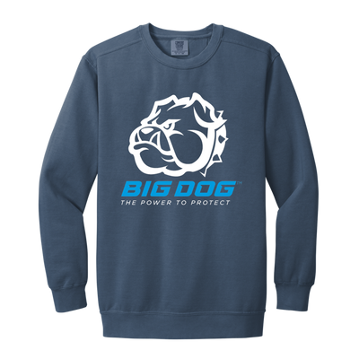 Big Dog-1566 Garment-Dyed Adult Crewneck Sweatshirt