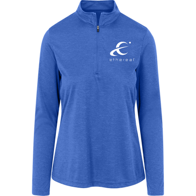 Ethereal-TT31HW Team 365 Womens Heather Quarter Zip