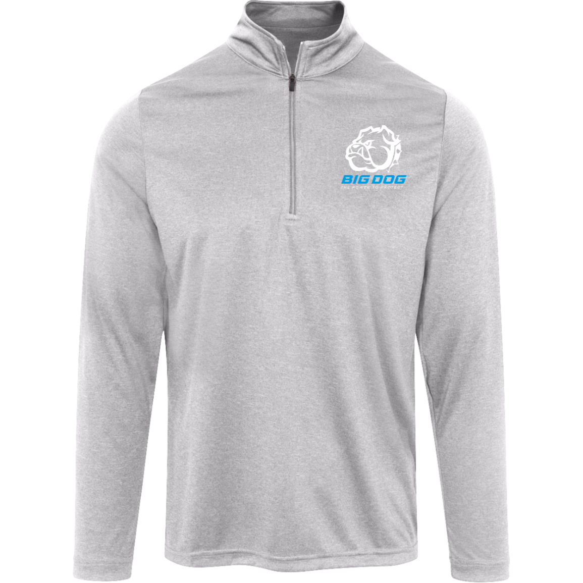 Big Dog-TT31H Team 365 Mens Heather Quarter Zip