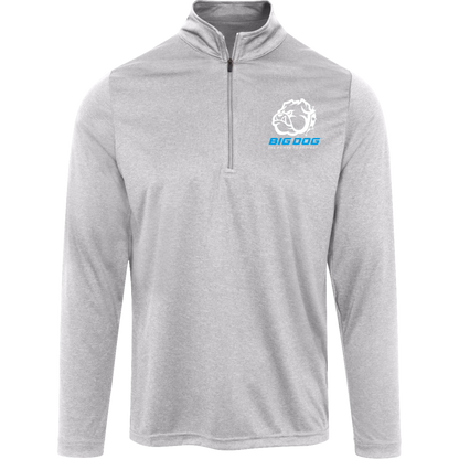 Big Dog-TT31H Team 365 Mens Heather Quarter Zip
