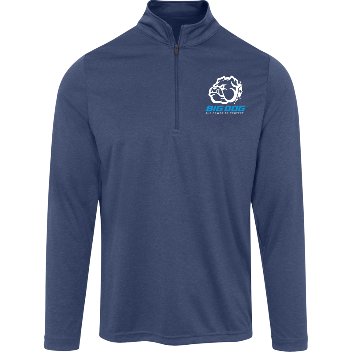 Big Dog-TT31H Team 365 Mens Heather Quarter Zip