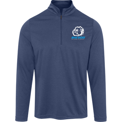 Big Dog-TT31H Team 365 Mens Heather Quarter Zip