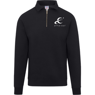 Ethereal-4528 Jerzees Mens Fleece Quarter Zip Pullover