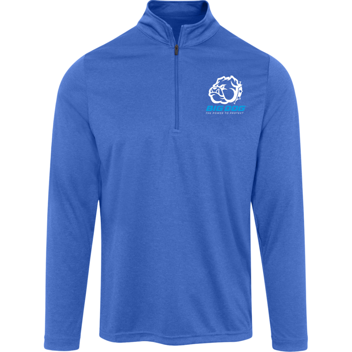 Big Dog-TT31H Team 365 Mens Heather Quarter Zip