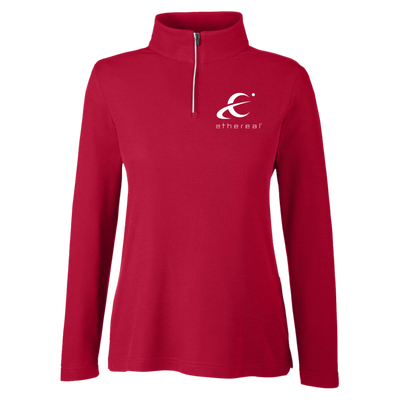 Ethereal-CE405W Core 365 Womens Fusion Quarter Zip