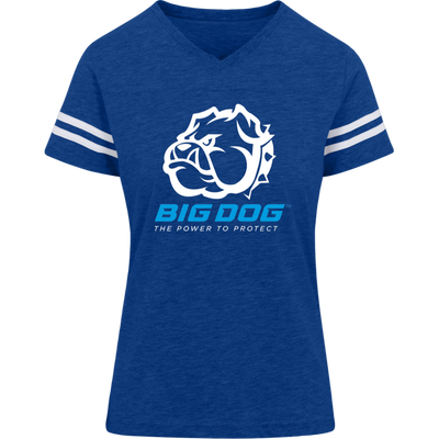 Big Dog-3537 LAT Womens Football Tee