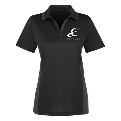 Ethereal-M386W Harriton Womens Colorblock Polo