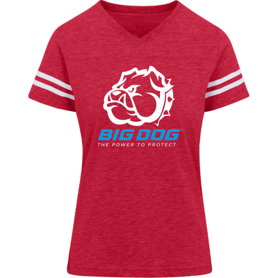 Big Dog-3537 LAT Womens Football Tee