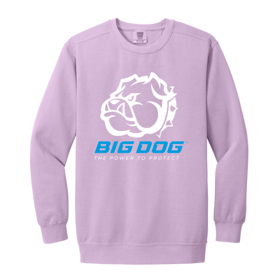 Big Dog-1566 Garment-Dyed Adult Crewneck Sweatshirt