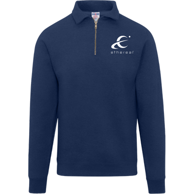 Ethereal-4528 Jerzees Mens Fleece Quarter Zip Pullover