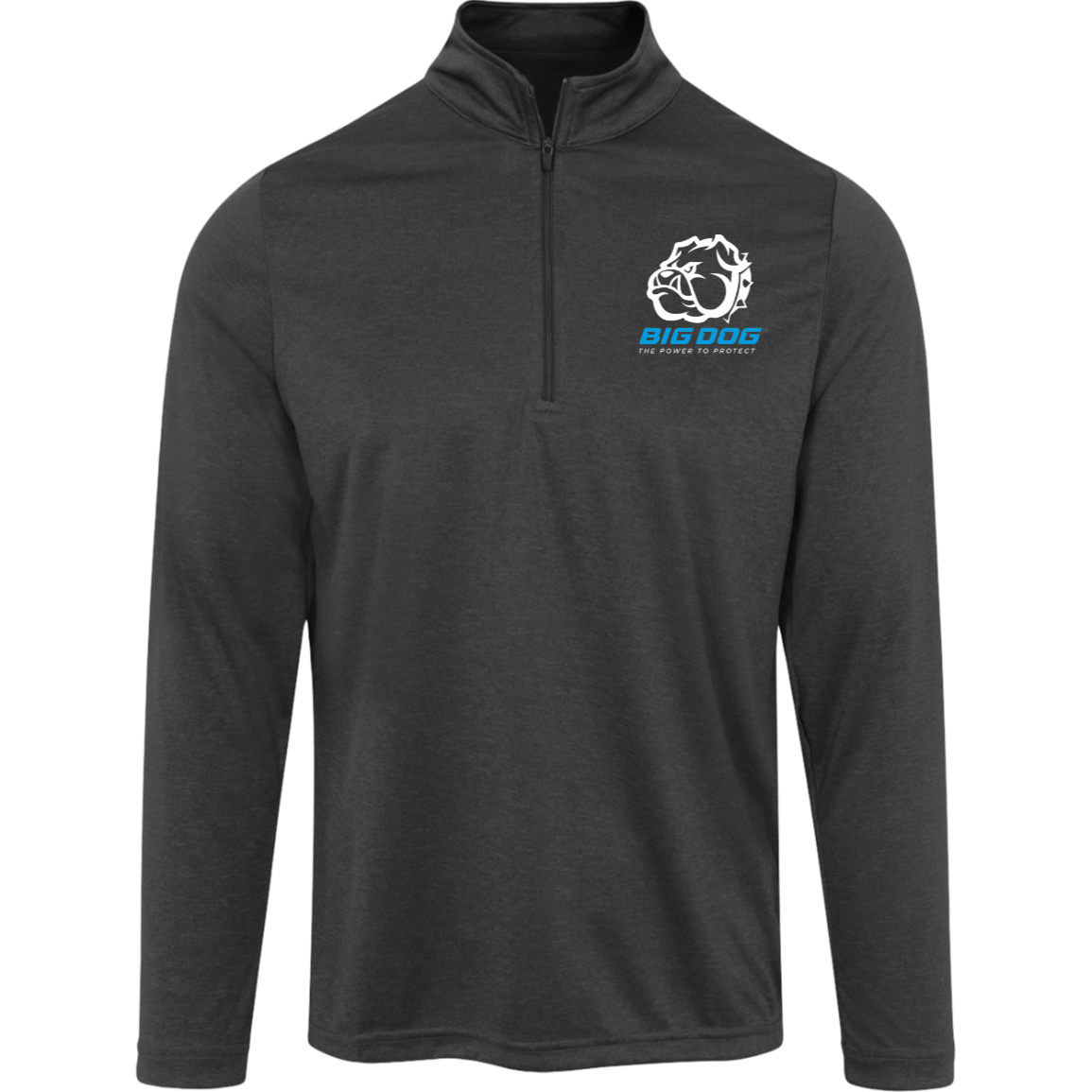 Big Dog-TT31H Team 365 Mens Heather Quarter Zip