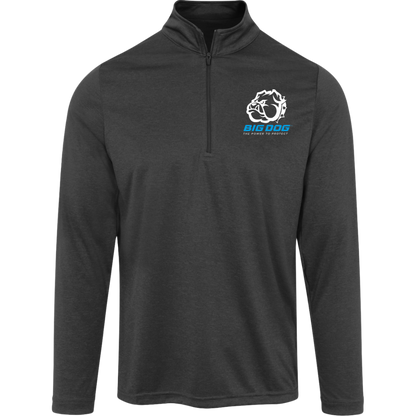 Big Dog-TT31H Team 365 Mens Heather Quarter Zip